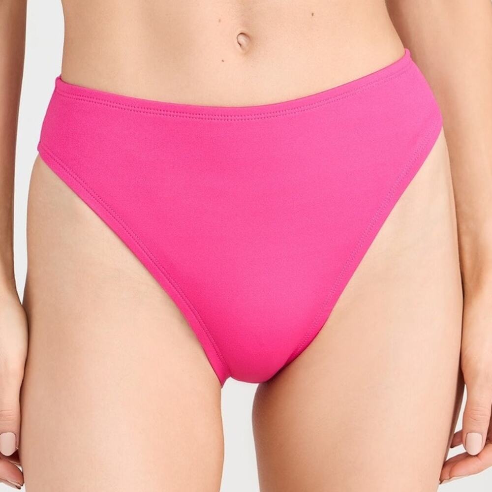 NWOT Good American Ballerina Pink Good High Waist Cheeky Bikini Bottom Size M